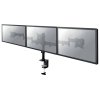 Neomounts Select NM-D135D3BLACK/Držák displeje/na stůl/10-27"/svorka+průchodka/VESA 100X100/nosn.3x 8kg/3 displeje/černý