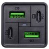 TRX Akyga AK-CH-17 USB nabíječka 220V/ 5-20V/ 65W/ 2x USB-C + 2x USB-A/ PD 3.0/ QC 4+/ AFC/ FCP/ SCP/ Apple 2.4A/ PPS/ č