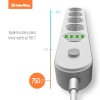 COLORWAY Prodlužovací napájecí přívod/ 4x Schuko/ 4x USB 5V / kabel 2m