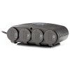 NEDIS univerzální DC/DC napájecí adaptér/ auto adaptér/ 120 W/ 4.0 A/ 4x 12 V DC zásuvka/ USB/ černý
