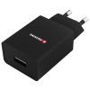 Swissten Síťový Adaptér Smart Ic 1X Usb 1A Power + Datový Kabel Usb / Lightning 1,2 M Černý