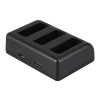 PATONA nabíječka pro digitální kameru Triple GoPro Hero 5/Hero 6/Hero 7/Hero 8 AHDBT-501/ micro USB/ USB-C