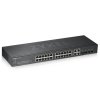 Zyxel GS1920-24v2, 28-port Gigabit WebManaged switch: 24x Gigabit metal +  4x Gigabit combo (metal/SFP), IPv6
