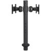 Neomounts FPMA-D050BLACK/Držák displeje/na stůl/10-30"/průchodka/VESA 100X100/nosn. 2x10kg/2 displeje/černý