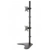 Neomounts FPMA-D550DDVBLACK/Držák displeje/na stůl/10-32"/stojan/VESA 100X100/nosn. 2x6kg/2 displeje vert/černý