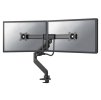 Neomounts DS75-450BL2 /Držák displeje/na stůl/17-32"/svorka+průchodka/VESA 100X100/nosn.2x8kg/plyn. píst/2 displeje/čern