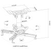 Neomounts  CL25-530BL1 / Projector Ceiling Mount  / Black