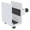 Neomounts THINCLIENT-10/Držák na mini PC/na držák displeje/VESA 100x100 /nosn. 10 kg/nastavení šírky 9-20 cm/bílý