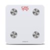 UMAX chytrá váha Smart Scale US20M/ 0,2 – 150 kg/ Bluetooth 4.0/ 6 tělesných parametrů/ čeština/ bílá