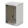 Triton 10" rozvaděč jednodílný 4U/260mm, celoskleněné dveře