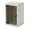 Triton 10" rozvaděč jednodílný 4U/260mm, celoskleněné dveře