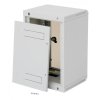 Triton 10" rozvaděč jednodílný 4U/260mm, celoskleněné dveře