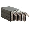 CHIEFTEC interní box do 5,25" pro 4x SAS/SATA HDD, černý, Hot-Swap, ALU