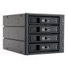 CHIEFTEC backplane do 5,25" na 4x SATA/SAS HDDs/SDDs (3,5" or 2,5")