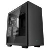 DEEPCOOL skříň CH510 / E-ATX / 120 mm fan / 2xUSB 3.0 / tvrzené sklo / černá