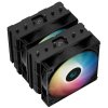 DEEPCOOL chladič AG620 BK ARGB / 2x 120mm fan / 6x heatpipes / PWM / pro Intel i AMD / černý