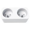IMMAX NEO LITE SMART chytrá vnitřní 2 zásuvka s kolíkem (typ E)/ 16A/ Wi-Fi/ Google Assistant/ Amazon Alexa/ LIDL/ TUYA