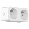 IMMAX NEO LITE SMART chytrá vnitřní 2 zásuvka s kolíkem (typ E)/ 16A/ Wi-Fi/ Google Assistant/ Amazon Alexa/ LIDL/ TUYA