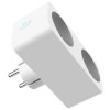 IMMAX NEO LITE SMART chytrá vnitřní 2 zásuvka s kolíkem (typ E)/ 16A/ Wi-Fi/ Google Assistant/ Amazon Alexa/ LIDL/ TUYA