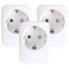 IMMAX NEO LITE SMART sada 3x chytrá vnitřní zásuvka v2/ bez kolíku (typ F)/ Wi-Fi/ Google Assistant/ Amazon Alexa/ TUYA