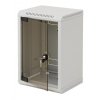 Triton 10" rozvaděč jednodílný 9U/260mm, celoskleněné dveře