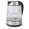 NEDIS rychlovarná konvice KAWK320EGS/ objem 1,7 l/ otáčení o 360°/ spotřeba 2200 W/ sklo/ transparentní