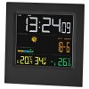 NEDIS meteostanice WEST404B/ vnitřní a venkovní/ digitální/ bezdrátový senzoru počasí/ předpověď počasí/ čas/ LED/ budík