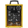 NEDIS průmyslový horkovzdušný ventilátor/ termostat/ spotřeba 2000 W/ 2 nastavení teploty/ IP24/ integ. úchyty/ žlutý