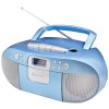 Soundmaster SCD7800BL/ DAB+/ FM/ Kazeta/ CD/ MP3/ LCD/ RDS/ USB/ AUX IN/ Modrý