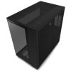 NZXT skříň H9 Flow dvoukomorová ATX / 4x120mm fan / až 10xfan / perforovaný top / proskl. bočnice, front / černá