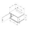Triton 19" rozvaděč jednodílný 4U/400mm, rozebraný DeltaX plech dveře