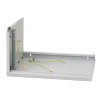 Triton 19" rozvaděč jednodílný 4U/400mm, rozebraný DeltaX plech dveře