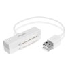 AXAGON pouzdro na 2,5" disk / ADSA-1S / USB 2.0 / SATA / USB-A / bílé