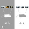OPRAVENÉ - i-tec dokovací stanice USB-C/ 4K Triple Display/ DP/ HDMI/ VGA/ 2x USB 3.0/ 2x USB 2.0/ LAN/ Power Delivery 8...