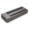 i-tec USB 3.0 nabíjecí HUB 10 Port + napájecí adaptér 48 W