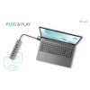 i-tec USB-C nabíjecí HUB Metal/ 7 portů/ USB-A 3.2 Gen 1/ kovový