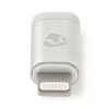 NEDIS synchronizační a nabíjecí adaptér/ 8pinová Lightning zástrčka na USB 2.0 Micro B zásuvku/ blistr