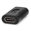 NEDIS USB adaptér/ USB 3.2 Gen 2/ USB-C zásuvka/ USB-C zásuvka/ 10 Gbps/ černý