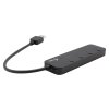 i-tec USB HUB METAL/ 4 porty/ USB 3.0/ tlačítko On/Off pro zapnutí a vypnutí/ kovový/ černý