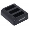 PATONA nabíječka pro digitální kameru Triple GoPro Hero 9/Hero 10/Hero 11/Hero 12/ AHDBT901/ micro USB/ USB-C