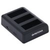 PATONA nabíječka pro digitální kameru Triple GoPro Hero 9/Hero 10/Hero 11/Hero 12/ AHDBT901/ micro USB/ USB-C