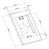 Neomounts WL15-650WH1/Držák tabletu/na stěnu/9,7-11" /VESA 75x75/iPad, iPad Pro/Air, GalaxyTab A/A7/S6 Lite/bílý