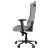 AROZZI herní židle VERNAZZA Soft Fabric Light Grey/ povrch Elastron/ světle šedá
