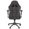 Endorfy herní židle Scrim RD / kombinace textil / kůže / černočervená