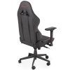 Endorfy herní židle Scrim RD / kombinace textil / kůže / černočervená