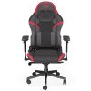 Endorfy herní židle Scrim RD / kombinace textil / kůže / černočervená