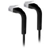 Ubiquiti UniFi Ethernet Patch Kabel - délka 0,1m, Cat6, černý