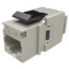 Solarix keystone c5e STP RJ45 černý pro kleště  SXKJ-NA-BU SXKJ-5E-STP-BK-NA