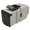 Solarix keystone c5e STP RJ45 černý pro kleště  SXKJ-NA-BU SXKJ-5E-STP-BK-NA