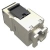 Solarix keystone c5e STP RJ45 černý pro kleště  SXKJ-NA-BU SXKJ-5E-STP-BK-NA